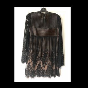 BCBG Luann Sheath Black Lace Dress XS New w Tags